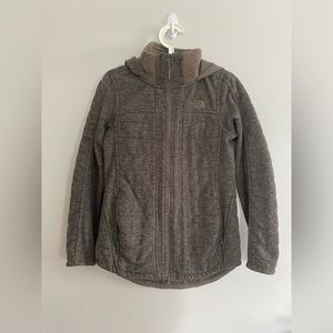 North Face hooded winter jacket - XS
